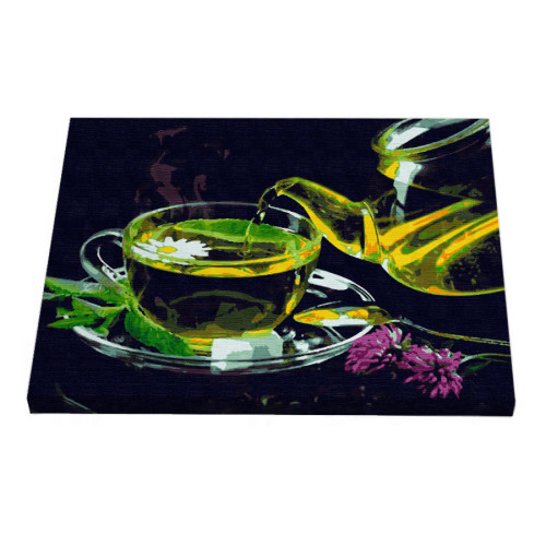 Картина за номерами Riviera Blanca Зелений чай 40x50 см (RB-0103)