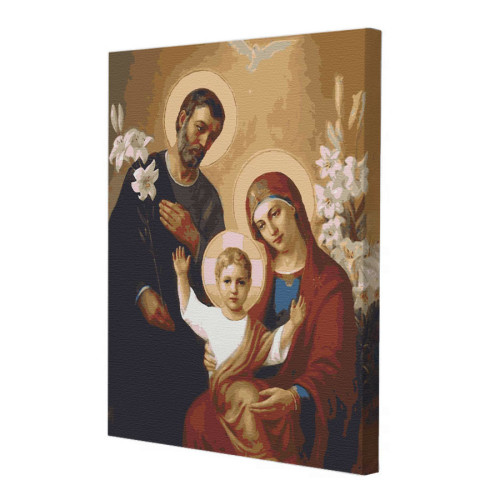 Картина по номерам Riviera Blanca Иисус, Мария, Иосиф 40x50 см (RBI-004)