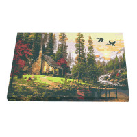 Картина по номерам Riviera Blanca Охотничий домик 28x40 см (RB-0380)