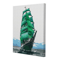 Картина по номерам Riviera Blanca Изумрудный 40x50 см (RB-0430)