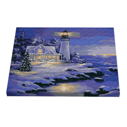 Картина за номерами Riviera Blanca Сніговий мис 40x50 см (RB-0319)
