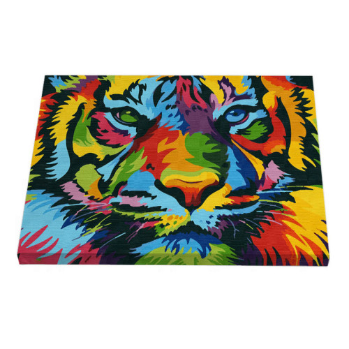 Картина по номерам Riviera Blanca Цветной тигр 40x50 см (RB-0422)