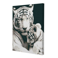 Картина по номерам Riviera Blanca Полосатая семья 40x50 см (RB-0423)