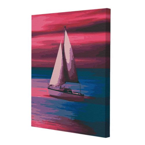 Картина за номерами Riviera Blanca Світанок в океані 40x50 см (RB-0431)