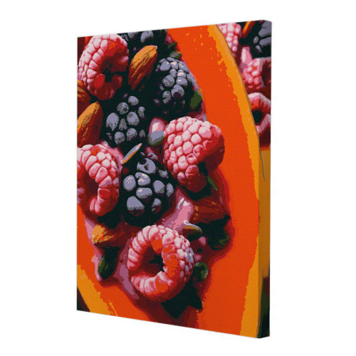 Картина по номерам Riviera Blanca Ягодно-фруктовый коктейль 40x50 см (RB-0533)