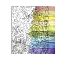 Картина антистресс Riviera Blanca Морские кони 40x50 см (RB-0582)