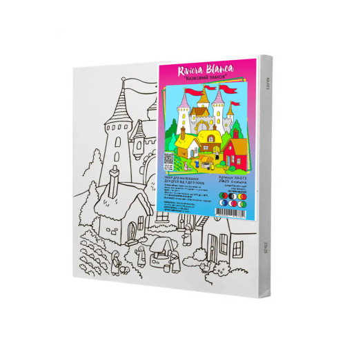 Набор для росписи по контуру Riviera Blanca Сказочный замок 25x25 см (КА-073)