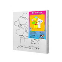 Набор для росписи по контуру Riviera Blanca Поздравляю! 25x25 см (КА-081)