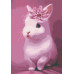 Картина за номерами Riviera Blanca Рожевий кролик 28x40 см (RB-0499)