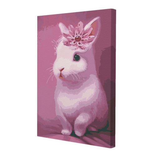 Картина по номерам Riviera Blanca Розовый кролик 28x40 см (RB-0499)