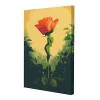 Картина по номерам Riviera Blanca Красная грация 28x40 см (RB-0408)