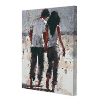 Картина за номерами Riviera Blanca Прогулянка біля моря 40x50 см (RB-0680)
