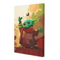 Картина за номерами Riviera Blanca Малюк Йода 28x40 см (RB-0786) Картина за номерами Riviera Blanca Малюк Йода 28x40 см (RB-0786)