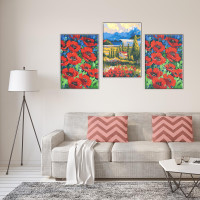 Набор картин по номерам Прованс (ITR-004) 3 шт в наборе