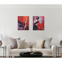 Набір картин за номерамим Пристрасний танець (ITR-006) 2 шт Набір картин за номерамим Пристрасний танець (ITR-006) 2 шт