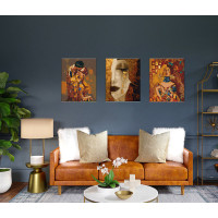 Набор картин по номерам с красками металликами Золотой символизм (ITR-009) 3 шт в наборе