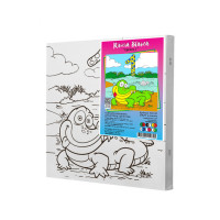 Набор для росписи по контуру Riviera Blanca Цифра 1 25x25 см (КА-112)