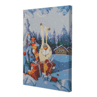 Картина по номерам Riviera Blanca Подарки под елкой 28x40 см (RB-0812)