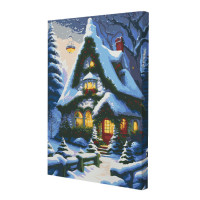 Картина за номерами Riviera Blanca Хата Завірюхи 28x40 см (RB-0606)