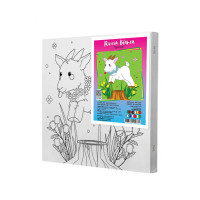 Набор для росписи по контуру Riviera Blanca Цапок 25x25 см (КА-156) Набор для росписи по контуру Riviera Blanca Цапок 25x25 см (КА-156)