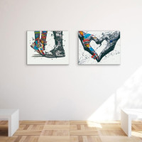 Набор картин по номерам Love Art (ITR-057) 2 шт в наборе