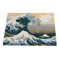 Картина за номерами Riviera Blanca Велика хвиля у Канагаві. Хокусай 40x50 см (RB-0383)