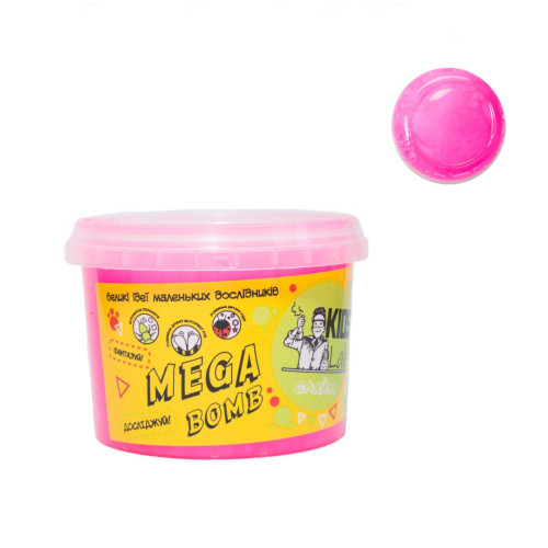 Слайм рожевий №01 KIDS LAB 350 г