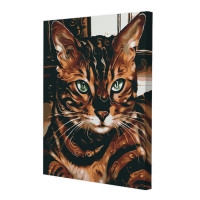 Картина за номерами Riviera Blanca Рунічний кіт 40x50 см (ВА-0023) Картина за номерами Riviera Blanca Рунічний кіт 40x50 см (ВА-0023)