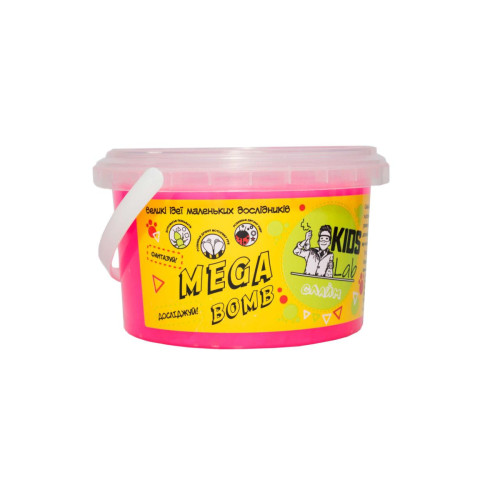 Слайм рожевий №01 KIDS LAB 500 г