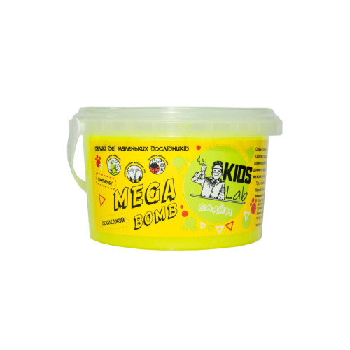 Слайм лимонний №03 KIDS LAB 500 г
