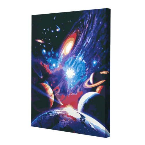 Картина по номерам с подсветкой Riviera Blanca Легенда Вселенной 40x50 см (ГР-016)