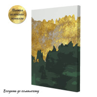 Картина за номерами з технікою золочення поталлю Riviera Blanca Золота гавань 28x40 см (RB-0838)