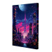 Комплект постеров, холст на подрамнике Neoncity (PS-013) 40x28 см - 2 шт в наборе