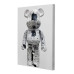 Комплект постерів, полотно на підрамнику Bearbrick (PS-015) 40x28 см - 3 шт у наборі