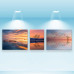 Комплект постерів, полотно на підрамнику Sunset (PS-038) 40x28 см - 1 шт у наборі, 40x50 см - 2 шт у наборі