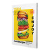 Комплект постерів, полотно на підрамнику Food Art (PS-052) 40x28 см - 4 шт у наборі