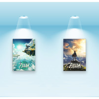 Комплект постерів, полотно на підрамнику Zelda (PS-080) 40x28 см - 2 шт у наборі