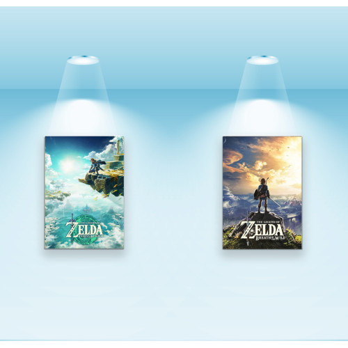 Комплект постеров, холст на подрамнике Zelda (PS-080) 40x28 см - 2 шт в наборе
