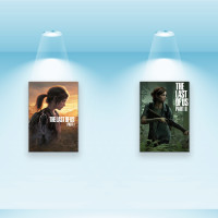 Набір постерів, полотно на підрамнику The Last of Us. (PS-081) 40x28 см - 2 шт у наборі