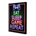 Комплект постеров, холст на подрамнике Gamer (PS-086) 40x28 см - 3 шт в наборе