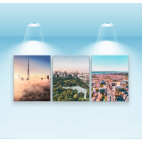 Комплект постерів, полотно на підрамнику Ландшафт (PS-116) 40x50 см - 3 шт у наборі