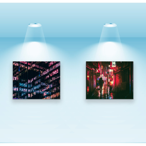 Комплект постеров, холст на подрамнике Neon city (PS-132) 2 шт в наборе