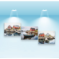 Комплект постерів, полотно на підрамнику Причал (PS-145) 40x50 см - 3 шт у наборі