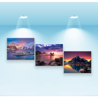 Комплект постерів, полотно на підрамнику На краю світла (PS-177) 40x50 см - 3 шт у наборі