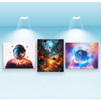 Комплект постерів, полотно на підрамнику Безмежний всесвіт (PS-183) 40x50 см - 3 шт у наборі