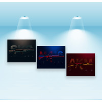 Комплект постерів, полотно на підрамнику Conflict (PS-186) 40x50 см - 3 шт у наборі Комплект постерів, полотно на підрамнику Conflict (PS-186) 40x50 см - 3 шт у наборі