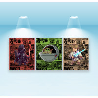 Комплект постеров, холст на подрамнике Stars (PS-193) 40x50 см - 3 шт в наборе Комплект постеров, холст на подрамнике Stars (PS-193) 40x50 см - 3 шт в наборе