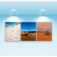 Комплект постерів, полотно на підрамнику Пустинний ритм (PS-197) 40x50 см - 3 шт у наборі