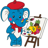 Дитяча розмальовка Художник 15073-AC, 25х30 см