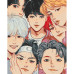 Картина по номерам BTS. Anime Art 10277-AC, 40х50 см